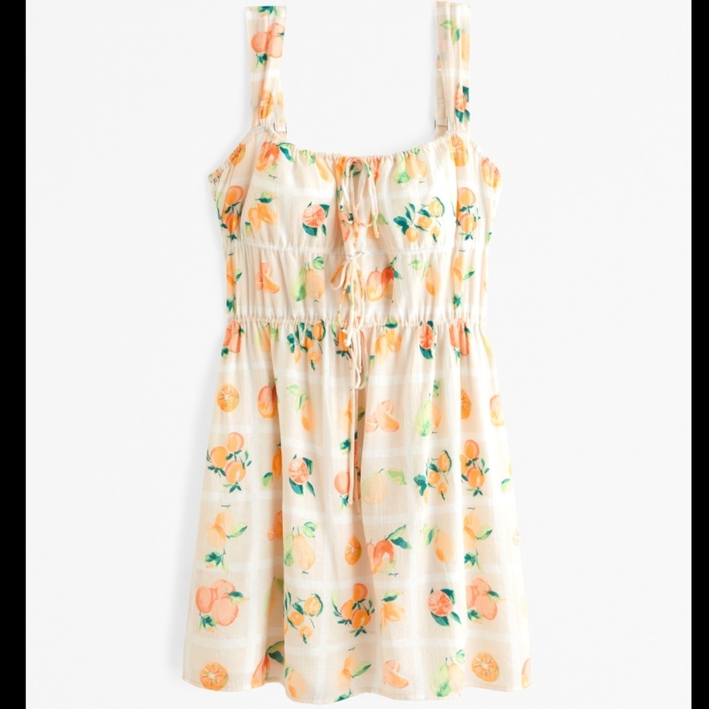 Tie-Front Mini Dress